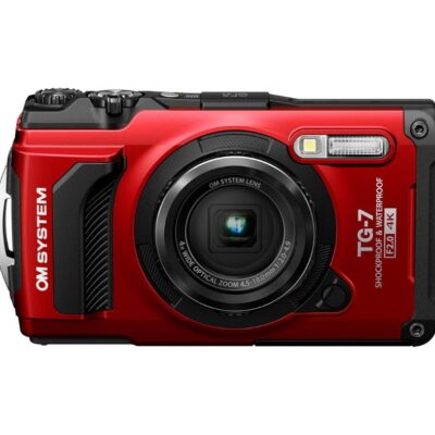 Olympus OM SYSTEM Tough TG-7 Digital Camera – Red
