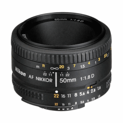 Nikon AF FX NIKKOR 50mm f/1.8D Lens for Nikon DSLR Cameras