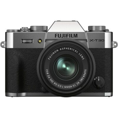 FUJIFILM X-T30 II Body, with XC 15-45mm Lens Kit, Silver