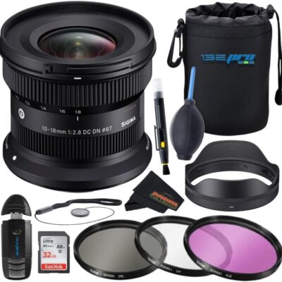 Sigma 10-18mm F2.8 DC DN for Canon -RF Mount (Lens + Pro Bundle)