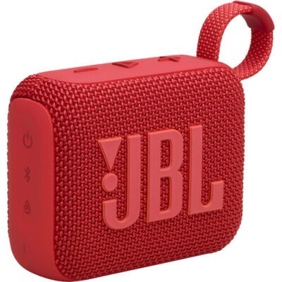 JBL Go 4 Portable Bluetooth Speaker (Red)